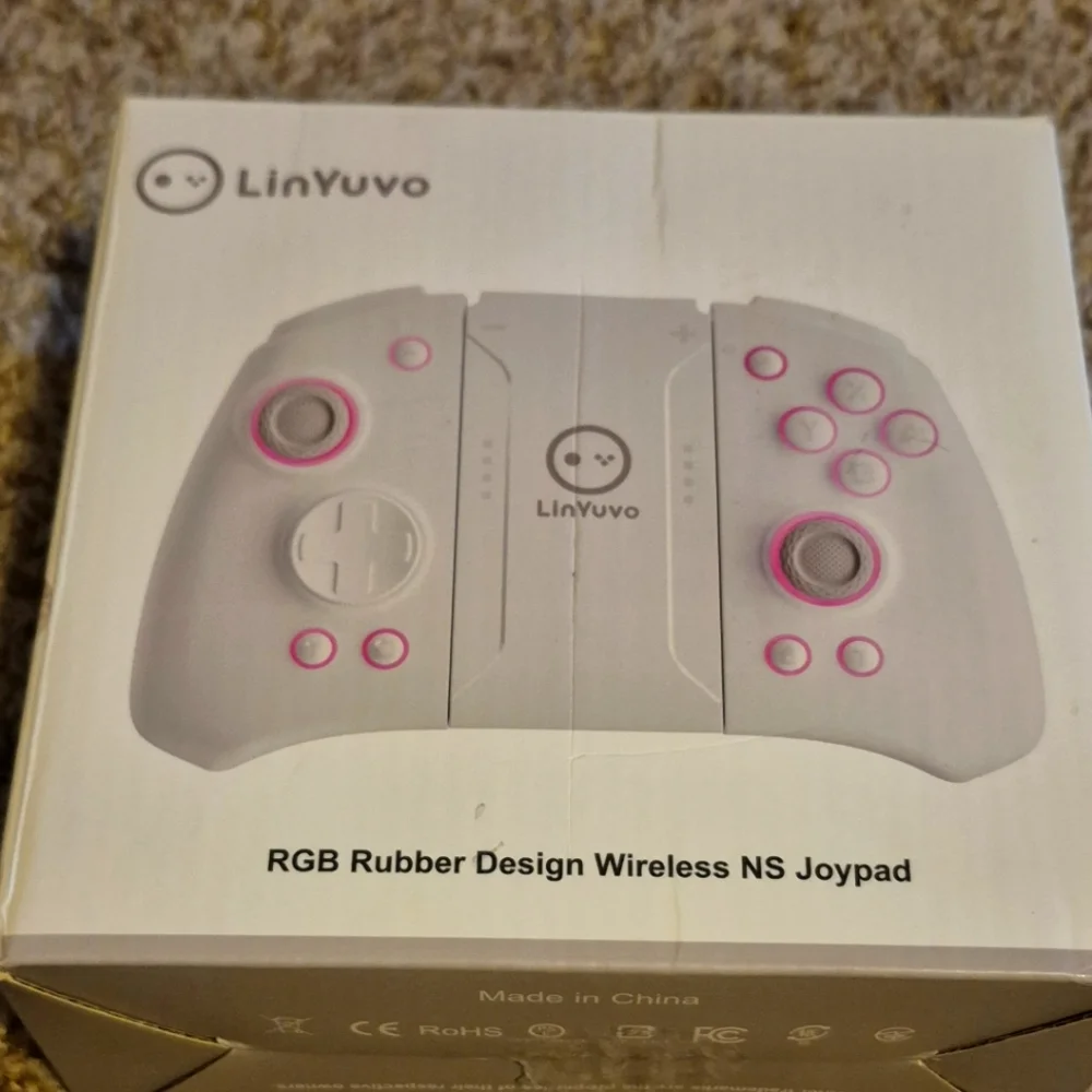 NIB LinYuvo Nintendo Switch KS33 (METAL Rocker)2 Replaceable D-Pad Controllers